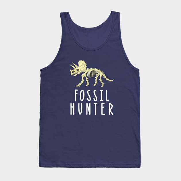 Fossil Hunter Hunting Dinosaur Artifacts Tank Top by mstory